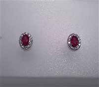 Orecchini Soprana Gioielleria Donna in Oro Rubino 0.61 Ct EOVL9R - EOVL9R
